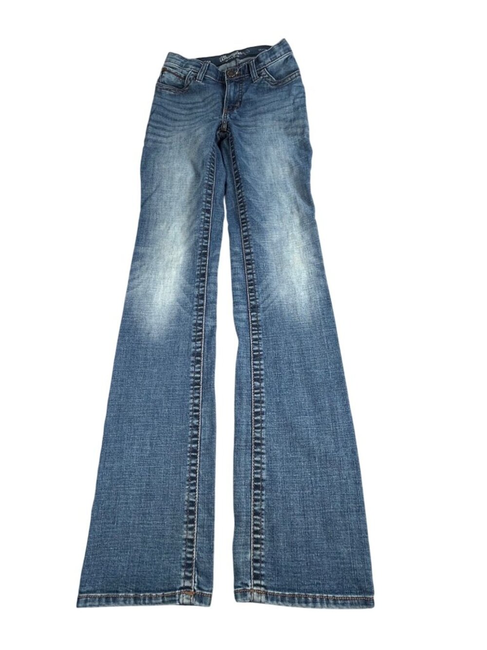 Wrangler Women's Willow Ultimate Riding Jeans Sz 0x38 (fit approx 25x36) Bootcut